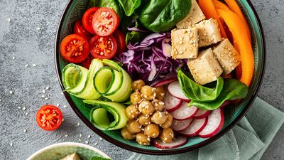 A vegetarian meal