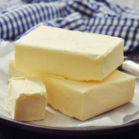 Plate of butter