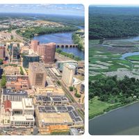 Urban versus rural Connecticut