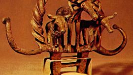 copper finial