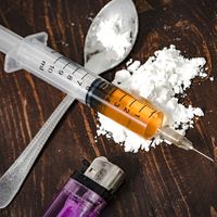 Heroin, a narcotic