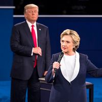 Donald Trump and Hillary Clinton, 2016