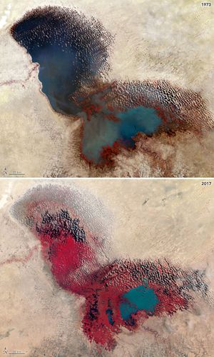 Lake Chad over time