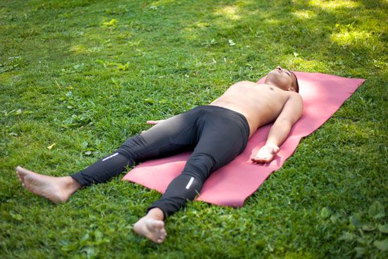 Corpse pose