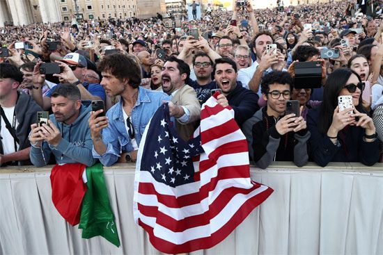 Celebrating the first American pope