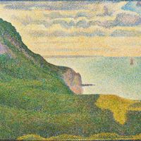 Georges Seurat: Seascape at Port-en-Bessin, Normandy